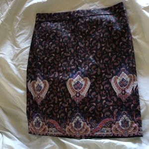 Paisley Pencil skirt